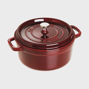 STAUB Staub La Cocotte ronde pan gietijzer 5,2 L Granaatrood