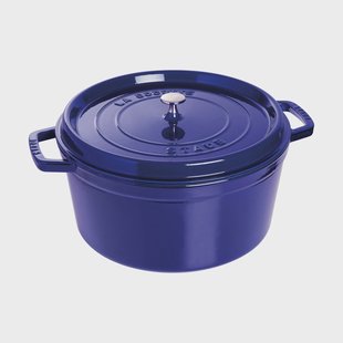 STAUB Staub La Cocotte ronde pan gietijzer 8,4 L Donkerblauw