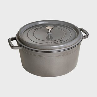 STAUB Staub La Cocotte ronde pan gietijzer 12,6 L Grafietgrijs