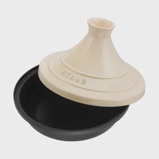 STAUB Staub Tagine gietijzer zwart-beige 28 cm
