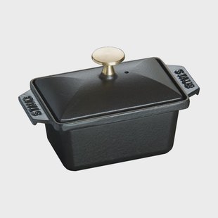 STAUB Staub Terrine ovenschaal gietijzer zwart 15x11 cm