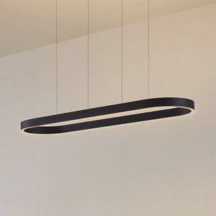 Lucande Smart LED hanglamp Melinay, zwart, CCT, Tuya