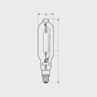 RADIUM Halogeen gasontladingslamp E40 2050W HRI-T D helder
