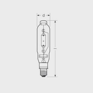 RADIUM Halogeen gasontladingslamp E40 2050W HRI-T D/I helder