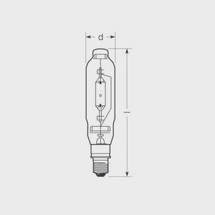 RADIUM Halogeen gasontladingslamp E40 2000W HRI-T N/I 4.300K