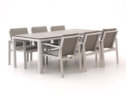 Bellagio Vezzano/La Fonte 220cm dining tuinset 7-delig - Laagste prijsgarantie!