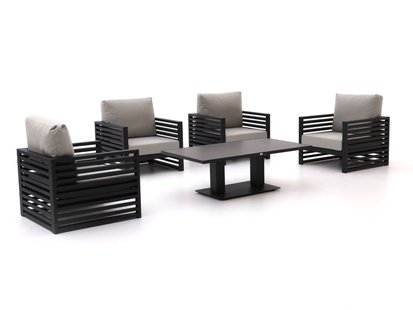 Bellagio Cadora/Usini stoel loungeset 5-delig verstelbaar - Laagste prijsgarantie!