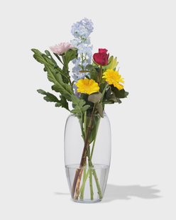 HEMA Vaas 29cm glas (transparant)