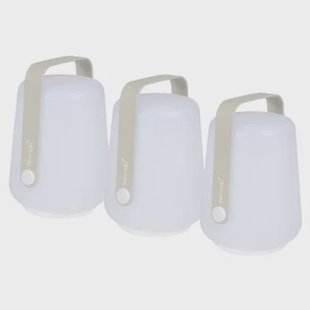 Fermob Balad outdoor tafellampjes - set van 3 - H13,5 cm - Gris Argile
