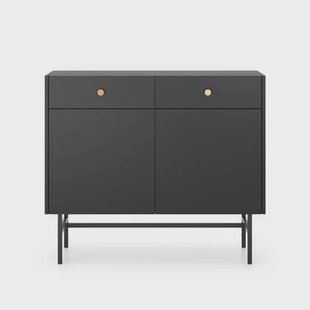 by fonQ Scandiva Dressoir 2-deurs - Zwart