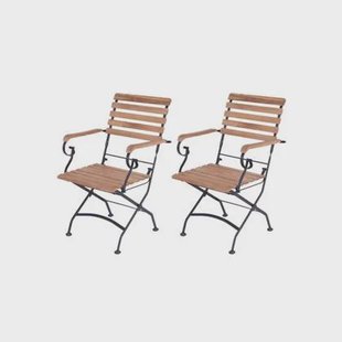 Inklapbare tuinstoel Toscana - 2 stuks