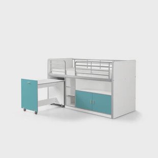 LUCEVI - Bonny 91 Halfhoogslaper 90x200cm - Turquoise