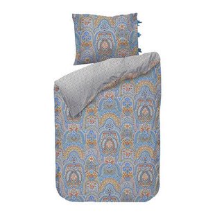 Pip Studio Jabali Flower Dekbedovertrek 140 x 200/220 cm - Blauw