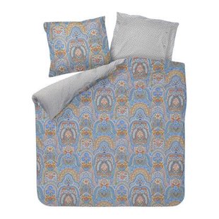 Pip Studio Jabali Flower Dekbedovertrek 200 x 200/220 cm - Blauw