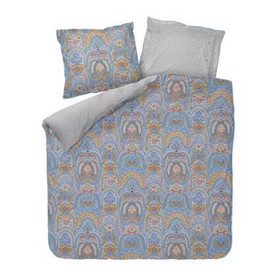 Pip Studio Jabali Flower Dekbedovertrek 260 x 200/220 cm - Blauw