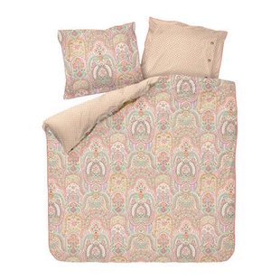 Pip Studio Jabali Flower Dekbedovertrek 240 x 200/220 cm - Coral Pip Studio Jabali Flower Dekbedovertrek 240 x 200/220 cm - Coral
