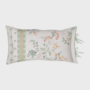 Pip Studio Kili Flower Sierkussen 35 x 60 cm - Wit