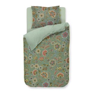Pip Studio Matata Dekbedovertrek 140 x 200/220 cm - Groen
