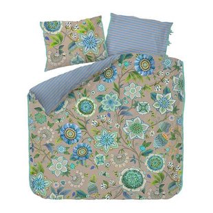 Pip Studio Viva La Vida Dekbedovertrek 200 x 200/220 cm - Blauw