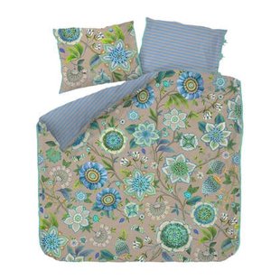 Pip Studio Viva La Vida Dekbedovertrek 260 x 200/220 cm - Blauw