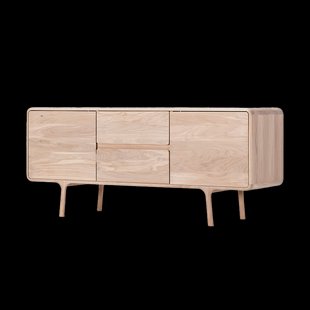 Fawn sideboard houten dressoir whitewash - 150 x 45 cm