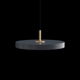Asteria Plus Mini hanglamp anthracite grey - met koordset - Ø31 cm