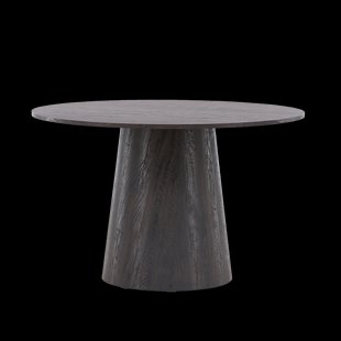 Trude houten eettafel donkerbruin - Ø 120 cm