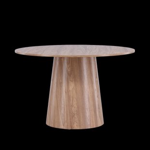 Trude houten eettafel naturel hout Ø 120 cm