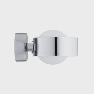 Argon Wandlamp Mado, staal chroomkleurig, glas opaal, 1-lamp