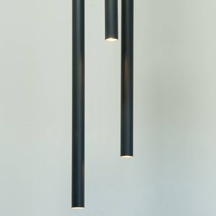 SIGMA Hanglamp Sopel 3, antraciet, rond, 3-lamps, staal, G9