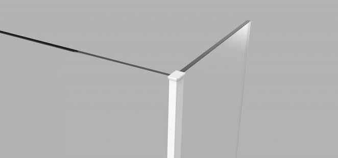 Hoekprofiel Van Rijn ST01 22 x 13 mm Wit