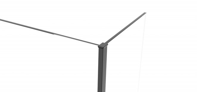 Hoekprofiel Van Rijn ST01 22 x 13 mm Zwart