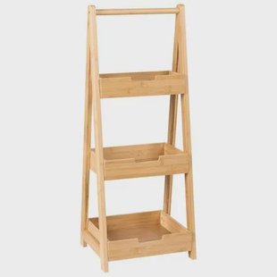 Beliani - ALERCE - Badkamerrek - Lichtbruin - Bamboehout