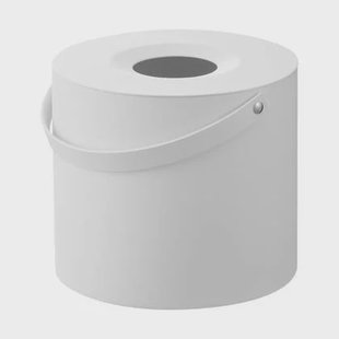 Yamazaki Tissuebox Rond met Handvat - Tower - Wit