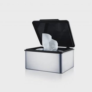 Menoto Houder Vochtige Doekjes | Grijs | Staal