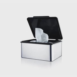 Menoto Houder Vochtige Doekjes | Grijs | Staal