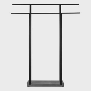 Menoto Handdoekrek | Zwart | Staal