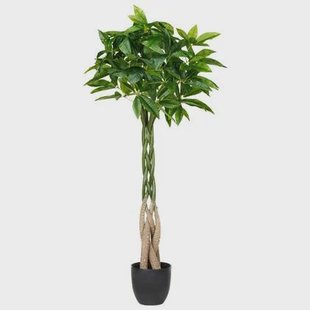 Beliani - PACHIRA TREE - Kunstplant - Groen - 120 cm - Kunststof