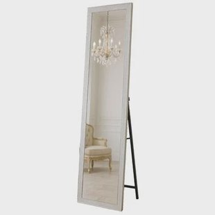 MIRRORS AND MORE MISOU Passpiegel LED Staande Spiegel met verlichti...