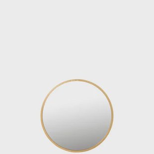 J-Line spiegel Mona Rond - ijzer|glas - goud - large - Ø 80 cm