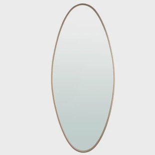 PTMD Serine Sand Steel Oval Mirror Large