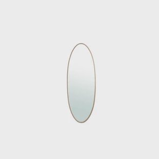 PTMD Serine Sand Steel Oval Mirror Small