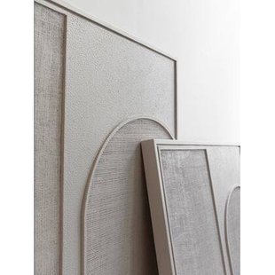 MUST Living Wall Panel Elyn Cream small,102x76x4 cm, cream jute