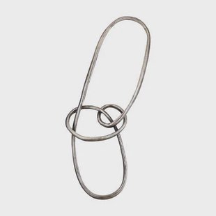 PTMD Wun Nickel Casted Alu Knot Wall Decoration Oval