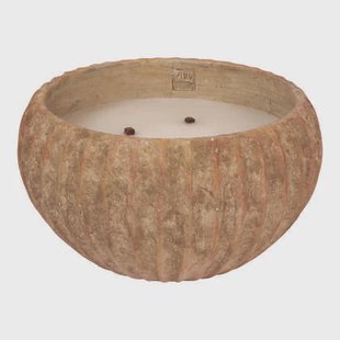 PTMD Yasmeene Brown Cement Outdoor Candle XL