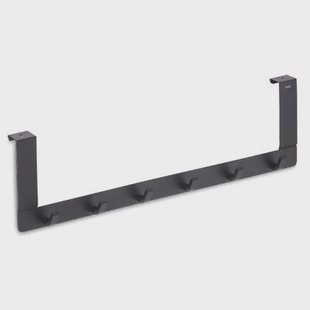 Kledinghaak voor Deur, 6 Haken, Zwart - Kela | Colgar