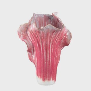 PTMD Swing Pink Ceramic Pot Cabbage Shape L PTMD Swing Pink Ceramic Pot Cabbage Shape L