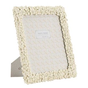 Floty - Beige fotolijst met kleine bloemen