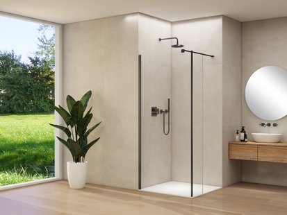 Inloopdouche Van Rijn Products ST01 Met Haaks Deel L&R 50x200 cm 8 mm Helder Glas Incl. Stabilisatiestang Geborsteld Messing Inloopdouche Van Rijn Products ST01 Met Haaks Deel L&R 50x200 cm 8 mm Helder Glas Incl. Stabilisatiestang Geborsteld Messing