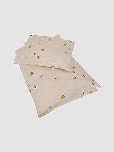 Kinderbeddengoed Lemon van biokatoen, verschillende formaten